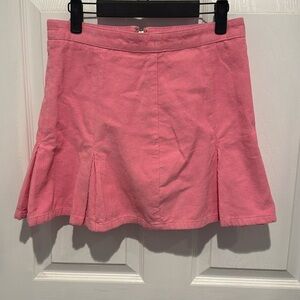 NWOT Urban Outfitters corduroy pink mini skirt size medium